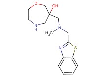 6-{[(1,3-benzothiazol-2-ylmethyl)(methyl)amino]methyl}-1,4-oxazepan-6-ol dihydrochloride
