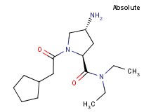 (2S,4R)-4-amino-1-(cyclopentylacetyl)-N,N-diethylpyrrolidine-2-carboxamide