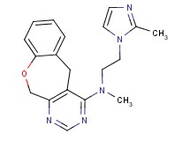 N-methyl-N-[2-(2-methyl-1H-imidazol-1-yl)ethyl]-5,11-dihydro[1]benzoxepino[3,4-d]pyrimidin-4-amine