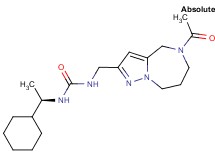 N-[(5-acetyl-5,6,7,8-tetrahydro-4H-pyrazolo[1,5-a][1,4]diazepin-2-yl)methyl]-N'-[(1R)-1-cyclohexylethyl]urea