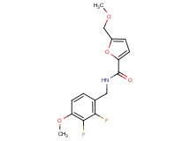 N-(2,3-difluoro-4-methoxybenzyl)-5-(methoxymethyl)-2-furamide
