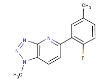 5-(2-fluoro-5-methylphenyl)-1-methyl-1H-[1,2,3]triazolo[4,5-b]pyridine