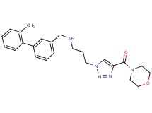 N-[(2'-methyl-3-biphenylyl)methyl]-3-[4-(4-morpholinylcarbonyl)-1H-1,2,3-triazol-1-yl]-1-propanamine