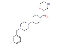 2-{[4-(4-benzylpiperazin-1-yl)piperidin-1-yl]carbonyl}morpholine