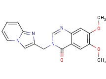 3-(imidazo[1,2-a]pyridin-2-ylmethyl)-6,7-dimethoxyquinazolin-4(3H)-one