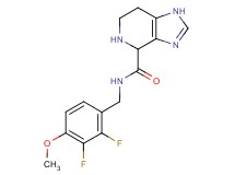 N-(2,3-difluoro-4-methoxybenzyl)-4,5,6,7-tetrahydro-1H-imidazo[4,5-c]pyridine-4-carboxamide dihydrochloride