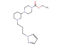 ethyl 4-{1-[3-(1H-pyrazol-1-yl)propyl]-3-piperidinyl}-1-piperazinecarboxylate