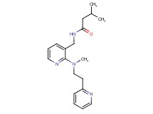 3-methyl-N-({2-[methyl(2-pyridin-2-ylethyl)amino]pyridin-3-yl}methyl)butanamide