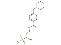 N-{2-[methyl(methylsulfonyl)amino]ethyl}-4-(piperidin-1-ylmethyl)benzamide