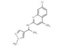 7-chloro-4-methyl-N-[1-(1-methyl-1H-pyrazol-4-yl)ethyl]quinolin-2-amine
