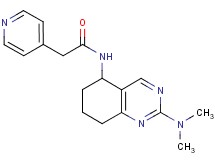 N-[2-(dimethylamino)-5,6,7,8-tetrahydro-5-quinazolinyl]-2-(4-pyridinyl)acetamide