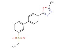 2-[3'-(ethylsulfonyl)biphenyl-4-yl]-5-methyl-1,3,4-oxadiazole