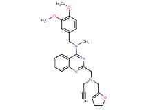 N-(3,4-dimethoxybenzyl)-2-{[(2-furylmethyl)(2-propyn-1-yl)amino]methyl}-N-methyl-4-quinazolinamine