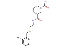 N~3~-{2-[(2-methylbenzyl)thio]ethyl}-1,3-piperidinedicarboxamide