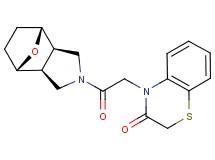 4-{2-[(1R*,2R*,6S*,7S*)-10-oxa-4-azatricyclo[5.2.1.0~2,6~]dec-4-yl]-2-oxoethyl}-2H-1,4-benzothiazin-3(4H)-one