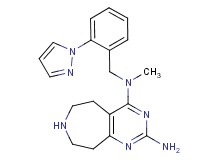 N~4~-methyl-N~4~-[2-(1H-pyrazol-1-yl)benzyl]-6,7,8,9-tetrahydro-5H-pyrimido[4,5-d]azepine-2,4-diamine