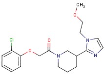 1-[(2-chlorophenoxy)acetyl]-3-[1-(2-methoxyethyl)-1H-imidazol-2-yl]piperidine