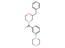 2-benzyl-4-[3-(4-morpholinyl)benzoyl]morpholine