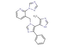 5'-methyl-5-phenyl-3-{[2-(1H-1,2,4-triazol-1-yl)pyridin-3-yl]methyl}-3H,3'H-4,4'-biimidazole