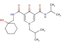 N-[(1-hydroxycyclohexyl)methyl]-1-isobutyl-N'-isopropyl-4-oxo-1,4-dihydro-3,5-pyridinedicarboxamide