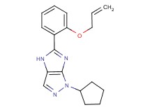 5-[2-(allyloxy)phenyl]-1-cyclopentyl-1,4-dihydroimidazo[4,5-c]pyrazole