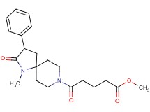 methyl 5-(1-methyl-2-oxo-3-phenyl-1,8-diazaspiro[4.5]dec-8-yl)-5-oxopentanoate