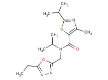 N-[(5-ethyl-1,3,4-oxadiazol-2-yl)methyl]-N,2-diisopropyl-4-methyl-1,3-thiazole-5-carboxamide