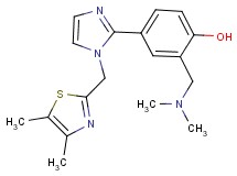 2-[(dimethylamino)methyl]-4-{1-[(4,5-dimethyl-1,3-thiazol-2-yl)methyl]-1H-imidazol-2-yl}phenol