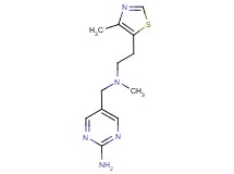 5-({methyl[2-(4-methyl-1,3-thiazol-5-yl)ethyl]amino}methyl)pyrimidin-2-amine
