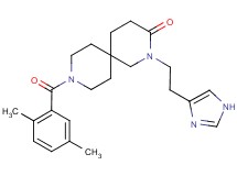9-(2,5-dimethylbenzoyl)-2-[2-(1H-imidazol-4-yl)ethyl]-2,9-diazaspiro[5.5]undecan-3-one