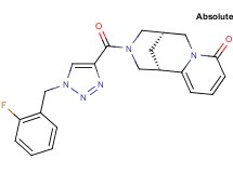 (1S,9S)-11-{[1-(2-fluorobenzyl)-1H-1,2,3-triazol-4-yl]carbonyl}-7,11-diazatricyclo[7.3.1.0~2,7~]trideca-2,4-dien-6-one