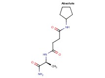N-[(1S)-2-amino-1-methyl-2-oxoethyl]-N'-cyclopentylsuccinamide