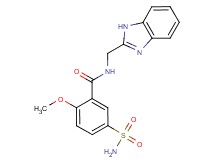 5-(aminosulfonyl)-N-(1H-benzimidazol-2-ylmethyl)-2-methoxybenzamide