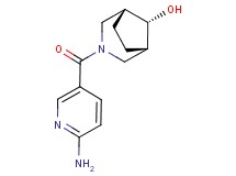 (8-syn)-3-[(6-aminopyridin-3-yl)carbonyl]-3-azabicyclo[3.2.1]octan-8-ol