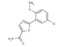 5-(5-chloro-2-methoxyphenyl)-2-furamide