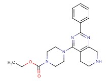 ethyl 4-(2-phenyl-5,6,7,8-tetrahydropyrido[3,4-d]pyrimidin-4-yl)piperazine-1-carboxylate