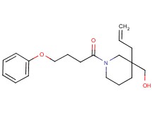 [3-allyl-1-(4-phenoxybutanoyl)-3-piperidinyl]methanol