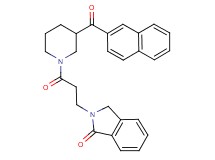 2-{3-[3-(2-naphthoyl)-1-piperidinyl]-3-oxopropyl}-1-isoindolinone