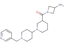 1-{[1'-(pyridin-3-ylmethyl)-1,4'-bipiperidin-3-yl]carbonyl}azetidin-3-amine