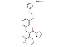 N-[(3S)-2-oxo-3-azepanyl]-N-{3-[2-(3-thienyl)ethoxy]benzyl}-1,3-thiazole-5-carboxamide