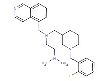 N-{[1-(2-fluorobenzyl)-3-piperidinyl]methyl}-N-(5-isoquinolinylmethyl)-N',N'-dimethyl-1,2-ethanediamine