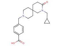 4-{[2-(cyclopropylmethyl)-3-oxo-2,9-diazaspiro[5.5]undec-9-yl]methyl}benzoic acid