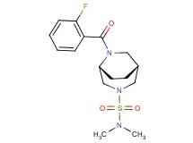 (1R*,5R*)-6-(2-fluorobenzoyl)-N,N-dimethyl-3,6-diazabicyclo[3.2.2]nonane-3-sulfonamide