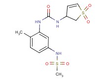 N-[3-({[(1,1-dioxido-2,3-dihydro-3-thienyl)amino]carbonyl}amino)-4-methylphenyl]methanesulfonamide