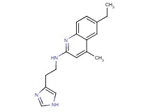 6-ethyl-N-[2-(1H-imidazol-4-yl)ethyl]-4-methylquinolin-2-amine