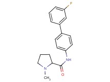 N-(3'-fluoro-4-biphenylyl)-1-methylprolinamide
