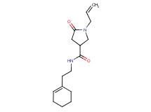 1-allyl-N-(2-cyclohex-1-en-1-ylethyl)-5-oxopyrrolidine-3-carboxamide