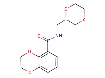 N-(1,4-dioxan-2-ylmethyl)-2,3-dihydro-1,4-benzodioxine-5-carboxamide