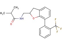 2-methyl-N-({7-[2-(trifluoromethyl)phenyl]-2,3-dihydro-1-benzofuran-2-yl}methyl)propanamide