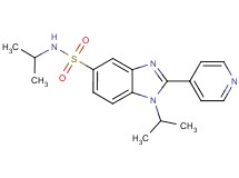 N,1-diisopropyl-2-pyridin-4-yl-1H-benzimidazole-5-sulfonamide